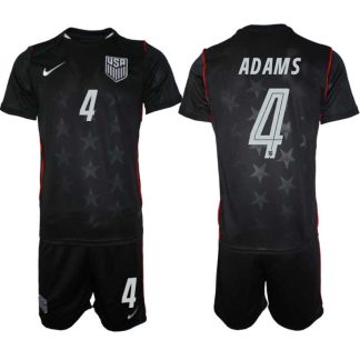 USA Landslagströja VM 2026 Bortaställ Tyler Adams #4 – Herr Fotbollsset Tröja + Shorts