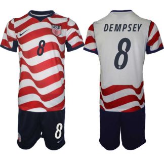 USA Landslagströja VM 2026 Hemmaställ Clint Dempsey #8 – Herr Fotbollsset Tröja + Shorts