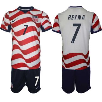 USA Landslagströja VM 2026 Hemmaställ Gio Reyna #7 – Herr Fotbollsset Tröja + Shorts