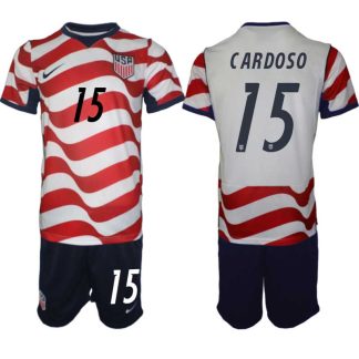 USA Landslagströja VM 2026 Hemmaställ Johnny Cardoso #15 – Herr Fotbollsset Tröja + Shorts