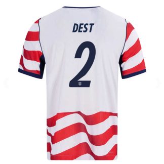 USA Hemmatröja VM 2026 Herr – Sergiño Dest #2 Fotbollströja