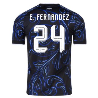 Argentina Bortatröja VM 2026 Herr – Enzo Fernández #24 Kortärmad Fotbollströja