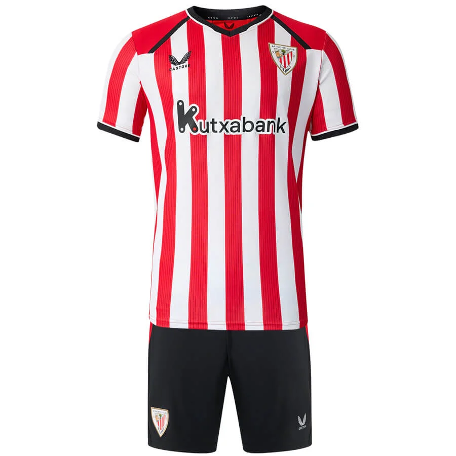 Athletic Bilbao Hemmaställ 2026/27 Barn Tröja och Shorts