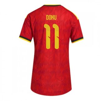 Belgien VM 2026 Hemmatröja Jérémy Doku 11 Dam Fotbollströja