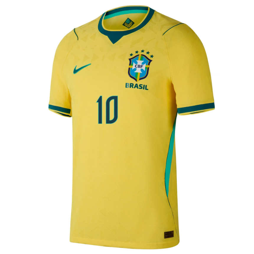 Brasilien Hemmatröja VM 2026 Vinícius Júnior 10 Herr Fotbollströja