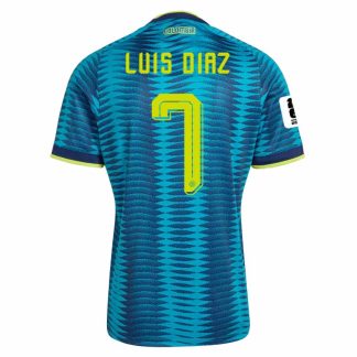 Colombia Bortatröja VM 2026 Herr – Luis Díaz 7 Fotbollströja (Med VM 2026-märke)