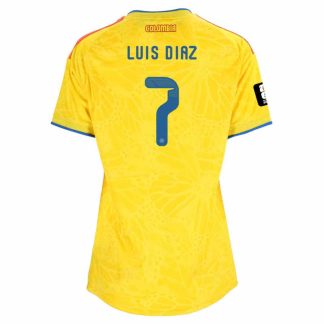 Colombia Hemmatröja VM 2026 Dam – Luis Díaz 7 Fotbollströja (Med VM 2026-märke)