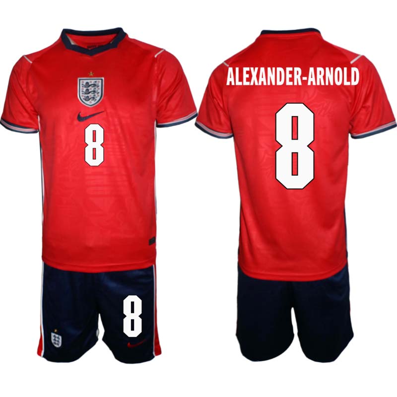 England Bortaställ VM 2026 Herr Trent Alexander-Arnold 8 Tröja och Shorts