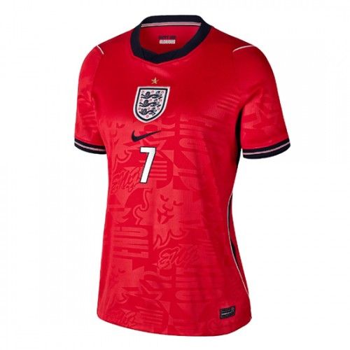 England Bortatröja VM 2026 Bukayo Saka 7 Dam Fotbollströja