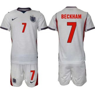 England Hemmaställ VM 2026 Herr David Beckham 7 Tröja och Shorts