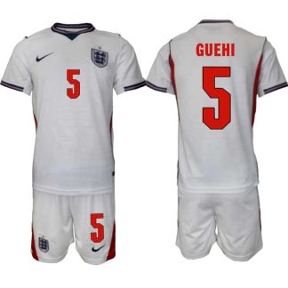 England Hemmaställ VM 2026 Herr Marc Guéhi 5 Tröja och Shorts