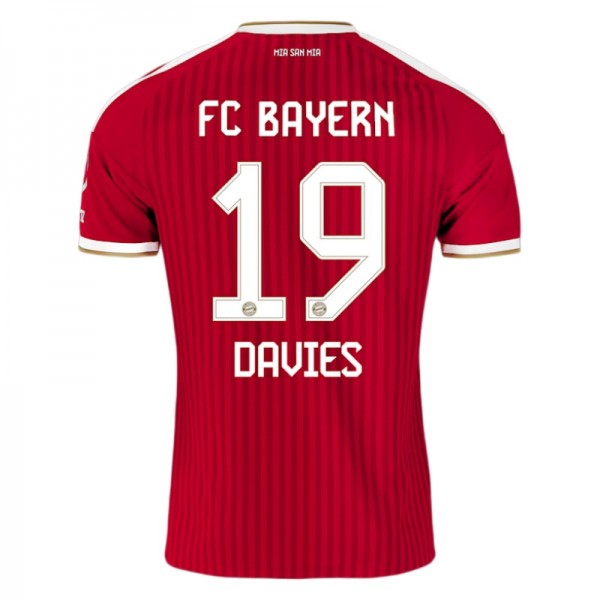 FC Bayern München Hemmatröja 2026/27 Alphonso Davies 19 Herr Fotbollströja