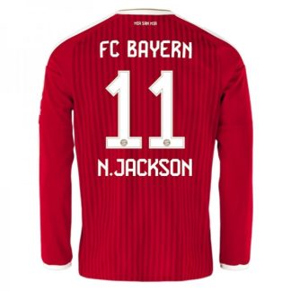 FC Bayern München Hemmatröja 2026/27 Nicolas Jackson 11 Herr Långärmad Fotbollströja