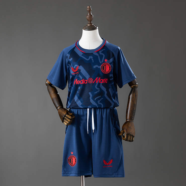 Feyenoord 2026/27 Tredjeställ Barn Fotbollsställ med Shorts
