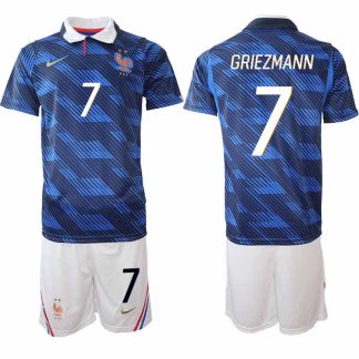Frankrike Hemmaställ VM 2026 Herr Antoine Griezmann 7 Tröja och Shorts