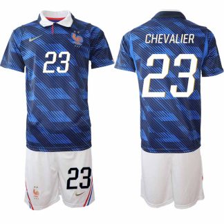 Frankrike Hemmaställ VM 2026 Herr Lucas Chevalier 23 Tröja och Shorts