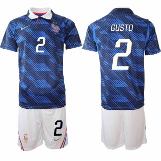 Frankrike Hemmaställ VM 2026 Herr Malo Gusto 2 Tröja och Shorts