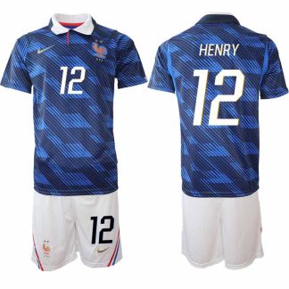 Frankrike Hemmaställ VM 2026 Herr Thierry Henry 12 Tröja och Shorts