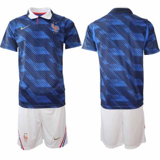 Frankrike VM 2026 Hemmatröja Herr – Fotbollströja och Shorts Set