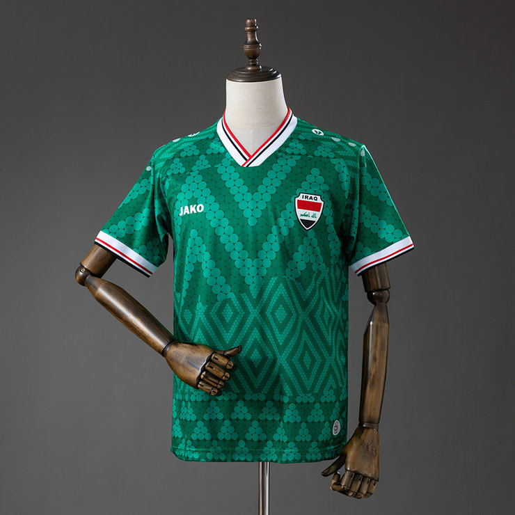 Irak Bortatröja VM 2026 Fotbollströja Kortärmad