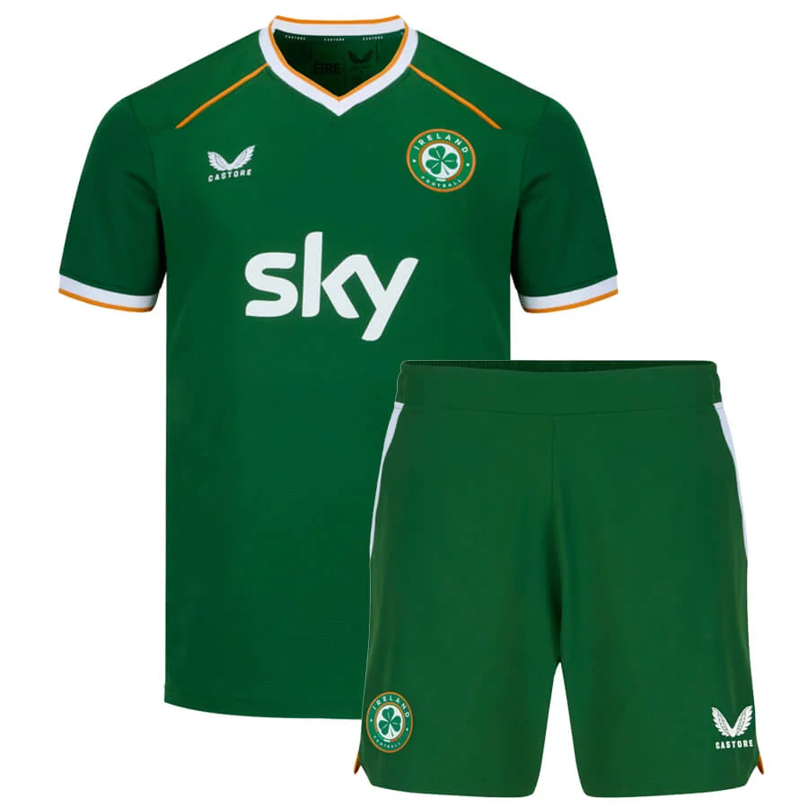 Irland Hemmaställ VM 2026 Barn - Fotbollsset (Tröja + Shorts)