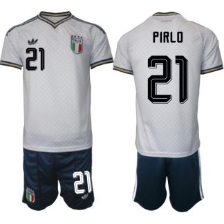 Italien Bortaställ VM 2026 Herr Andrea Pirlo 21 Tröja och Shorts