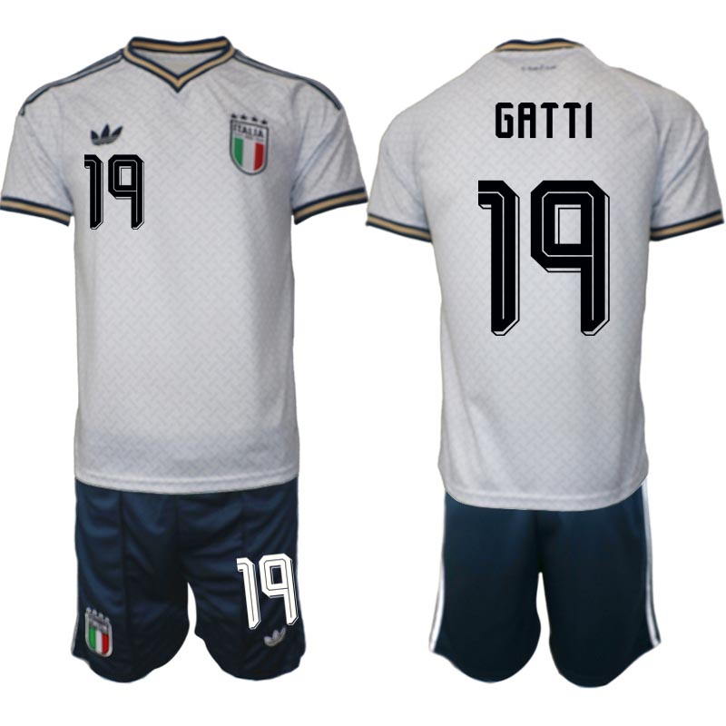 Italien Bortaställ VM 2026 Herr Federico Gatti 19 Tröja och Shorts