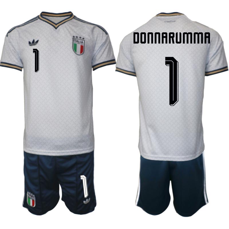 Italien Bortaställ VM 2026 Herr Gianluigi Donnarumma 1 Tröja och Shorts