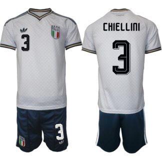 Italien Bortaställ VM 2026 Herr Giorgio Chiellini 3 Tröja och Shorts