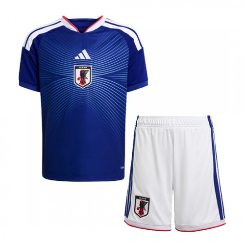 Japan VM 2026 Hemmaställ Barn Fotbollskit (Tröja + Shorts)