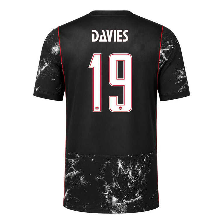 Kanada Bortatröja VM 2026 Alphonso Davies 19 Herr Fotbollströja
