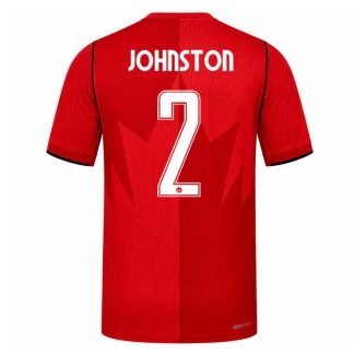 Kanada Hemmatröja VM 2026 Alistair Johnston 2 Herr Fotbollströja