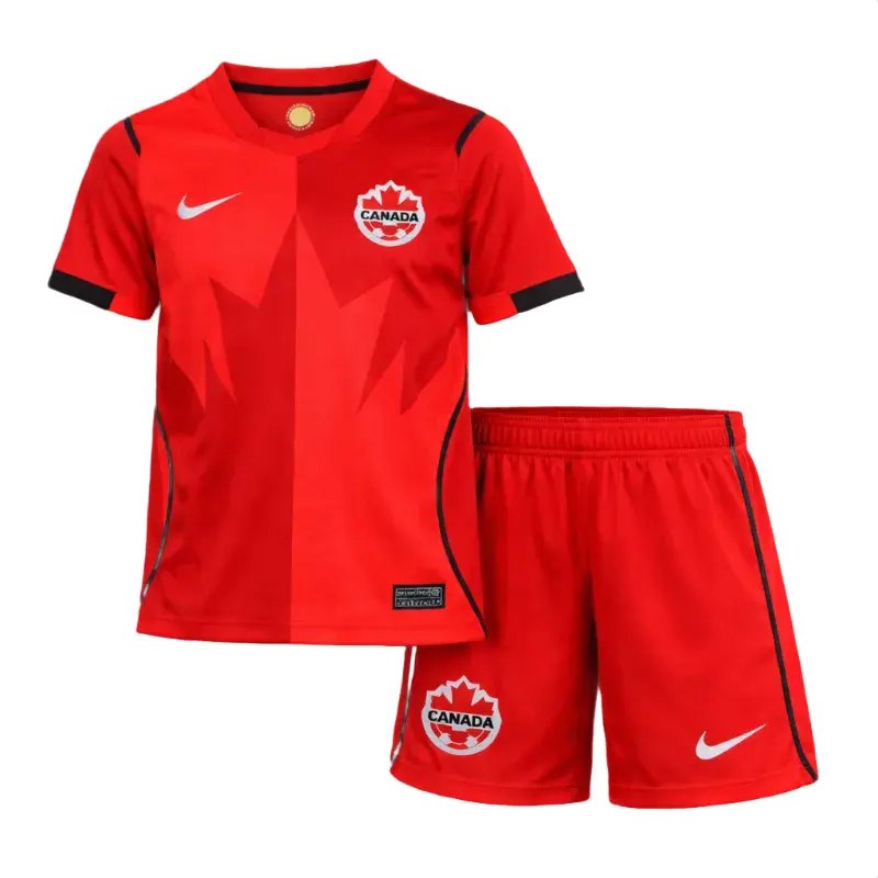 Kanada VM 2026 Hemmaställ Barn Fotbollskit (Tröja + Shorts)
