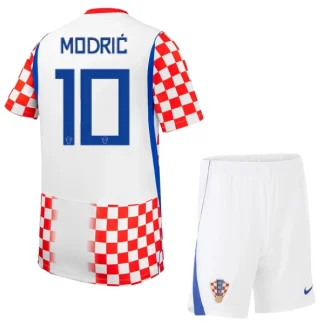 Kroatien Hemmaställ VM 2026 Barn Luka Modrić 10 Tröja och Shorts