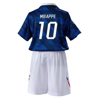 Kylian Mbappé 10 Frankrike Landslag VM 2026 Hemmaställ Barn Fotbollströja