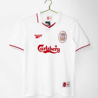 Liverpool 1996/97 Bortatröja Retro Herr Fotbollströja