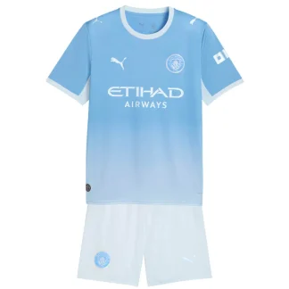 Manchester City Hemmaställ 2026/27 Barn Tröja och Shorts