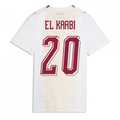 Marocko VM 2026 Ayoub El Kaabi #20 Bortatröja Dam Kortärmad Fotbollströja