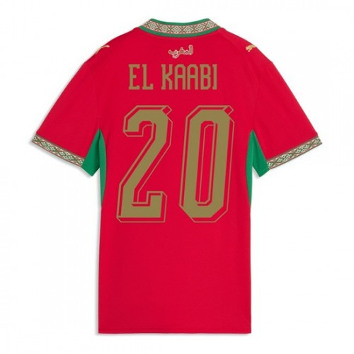 Marocko VM 2026 Ayoub El Kaabi #20 Hemmatröja Dam Kortärmad Fotbollströja