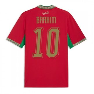 Marocko VM 2026 Brahim Díaz #10 Hemmatröja Herr Kortärmad Fotbollströja