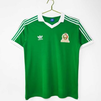 Mexiko 1986 Hemmatröja Retro Herr Fotbollströja