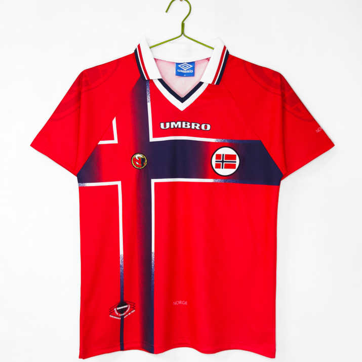 1997/98 Norge Hemmatröja Retro Herr Fotbollströja