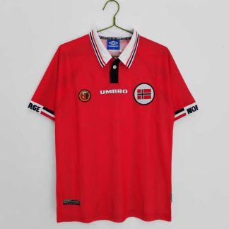 Norge 1998/99 Hemmatröja Retro Herr Fotbollströja
