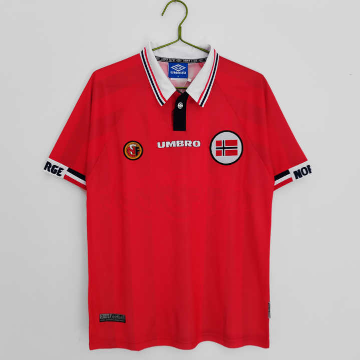 Norge 1998/99 Hemmatröja Retro Herr Fotbollströja
