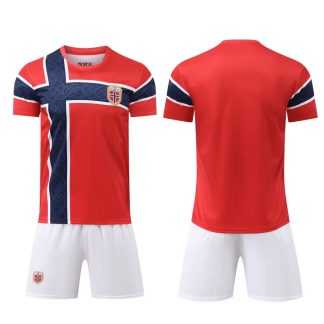 Norge hemmaställ VM 2026 herr landslagströja och shorts