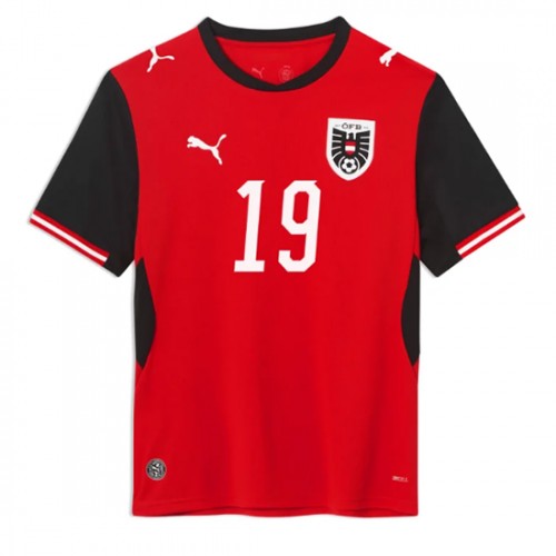 Österrike VM 2026 Hemmatröja Christoph Baumgartner 19 Herr Fotbollströja