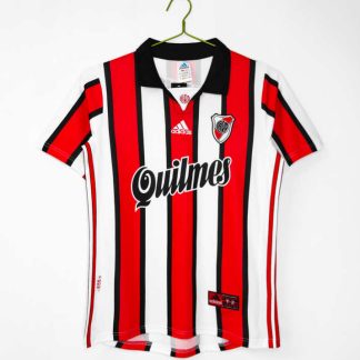 River Plate 1999/00 Bortatröja Retro Herr Fotbollströja