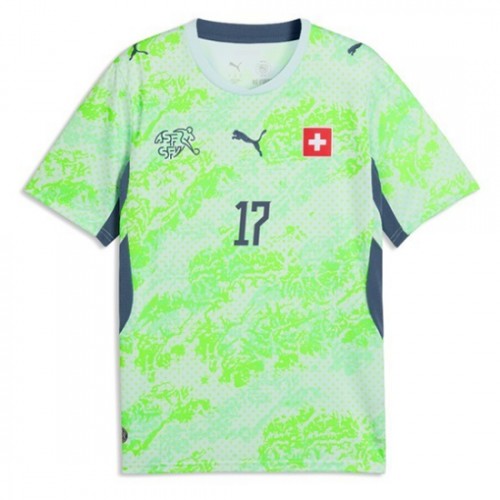 Schweiz VM 2026 Bortatröja Ruben Vargas 17 Herr Fotbollströja