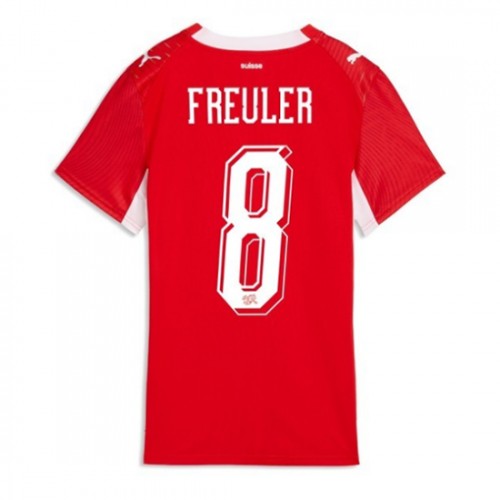 Schweiz VM 2026 Hemmatröja Remo Freuler 8 Dam Fotbollströja