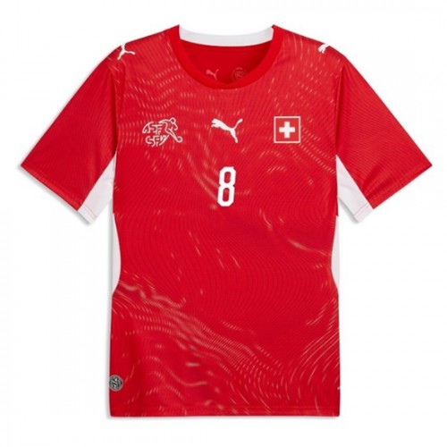 Schweiz VM 2026 Hemmatröja Remo Freuler 8 Herr Fotbollströja